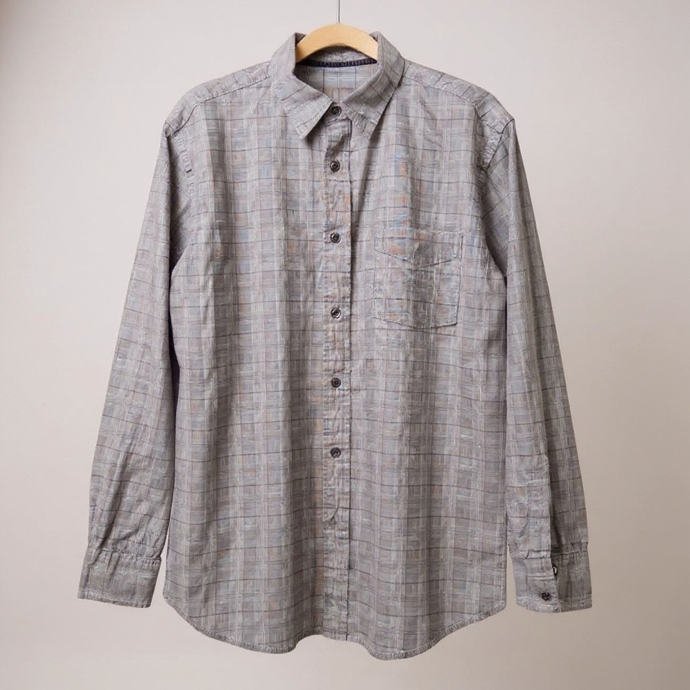 Nautica Jeans Co. Mens Long Sleeve Button Down Size L